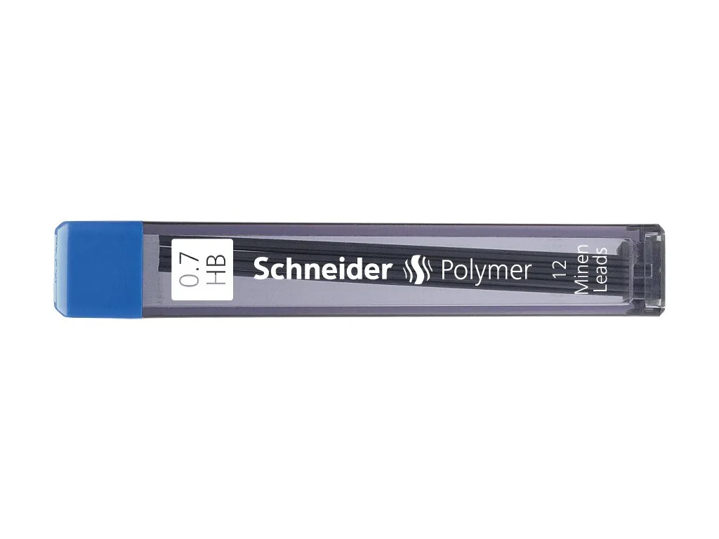 Schneider Mina creion mecanic 0.7 mm HI-Polymer HB, 12 buc