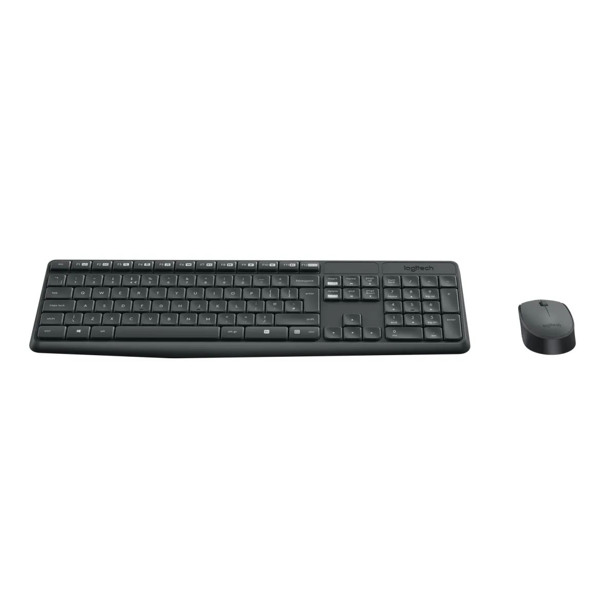Logitech MK235 Wireless Combo, US International, Grey