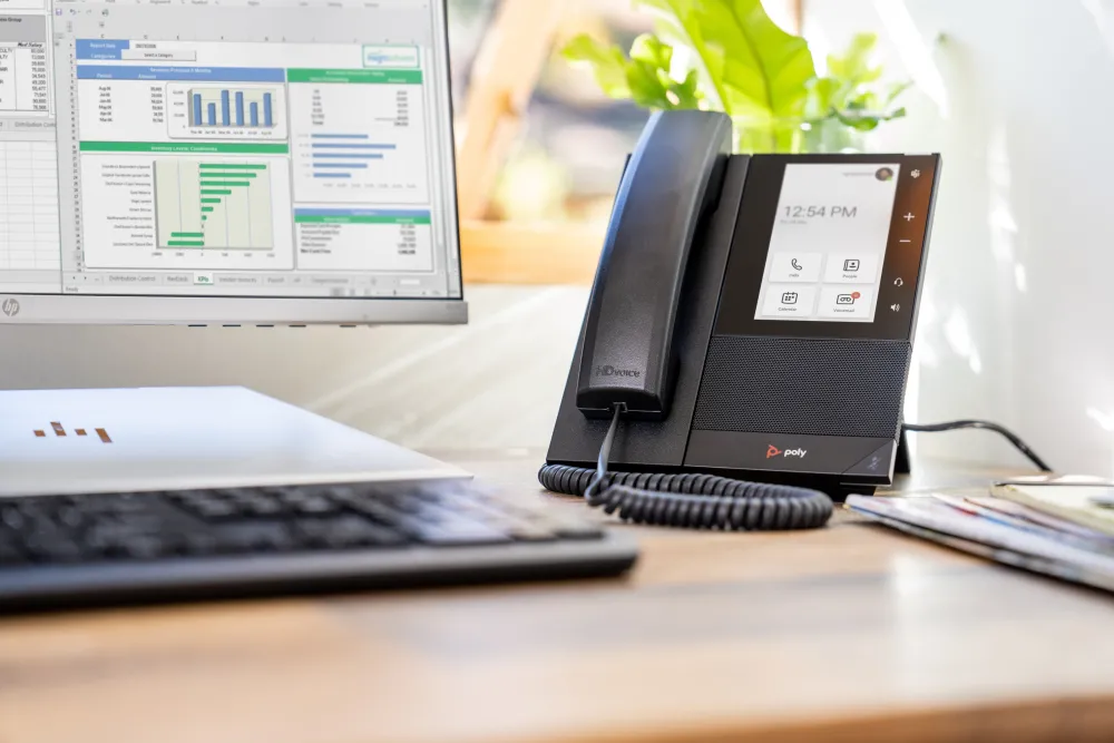 HP Poly CCX 505 Business Media Phone with Open SIP and PoE-enabled 
