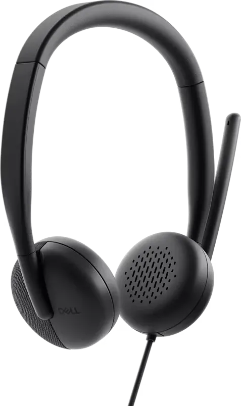 Dell Casca WH3024, cu fir, Binaural, On-Ear, conectare USB-C 