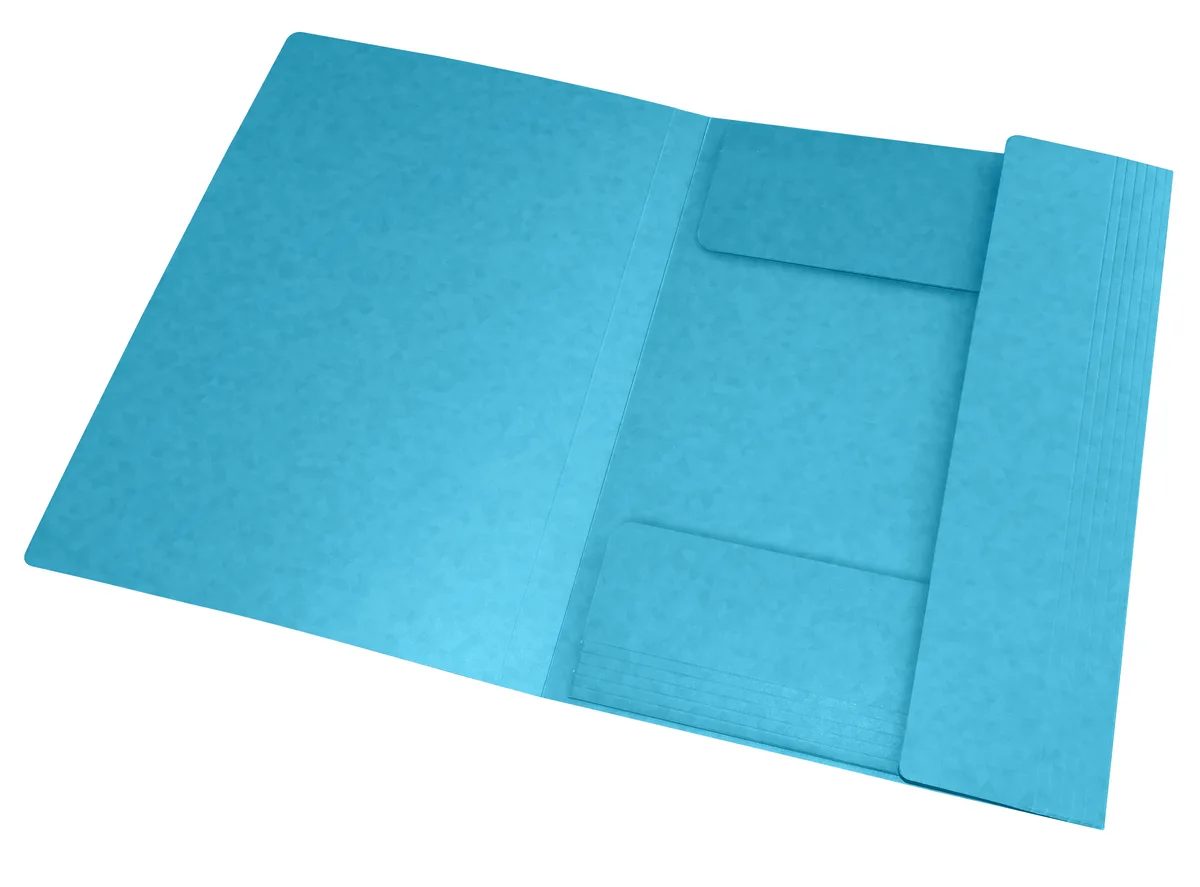 Oxford Mapa Topfile A4 cu elastic PEFC, 200 coli, turcoaz