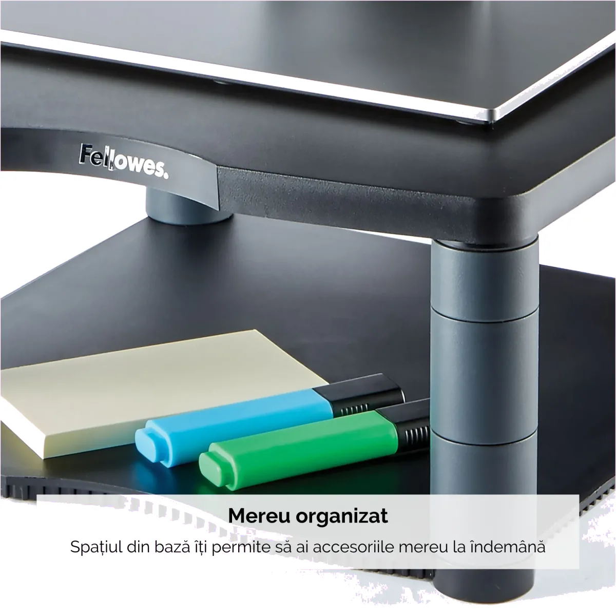 Fellowes Premium monitor riser graphite - suport pentru monitor lifestyle
