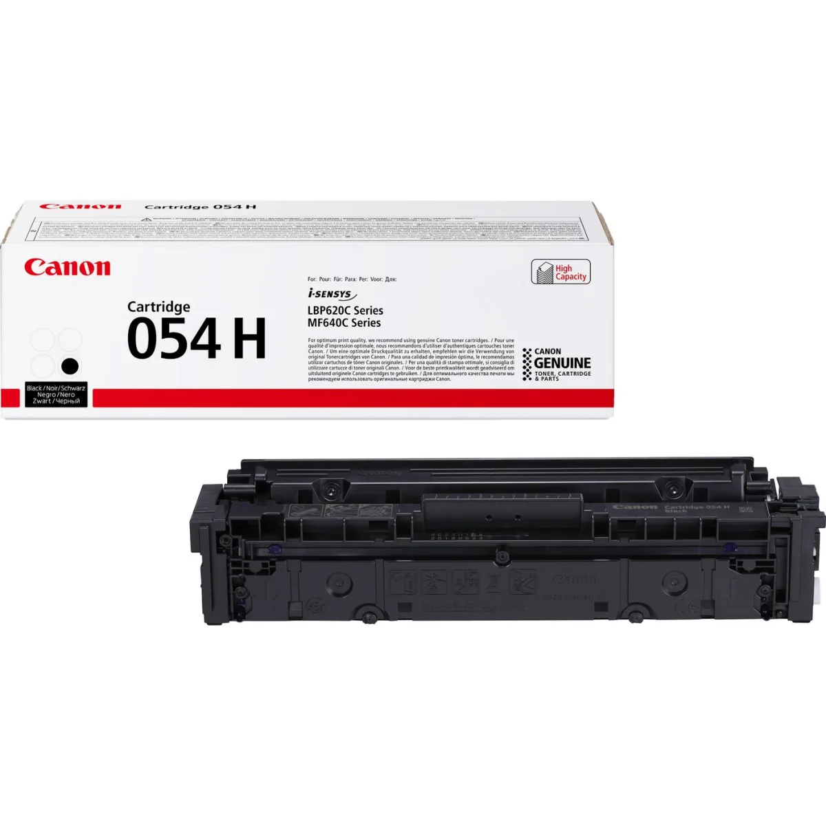 Canon CRG054HBK Cartus toner original negru HC pentru i-SENSYS LBP620C, MF640C 
