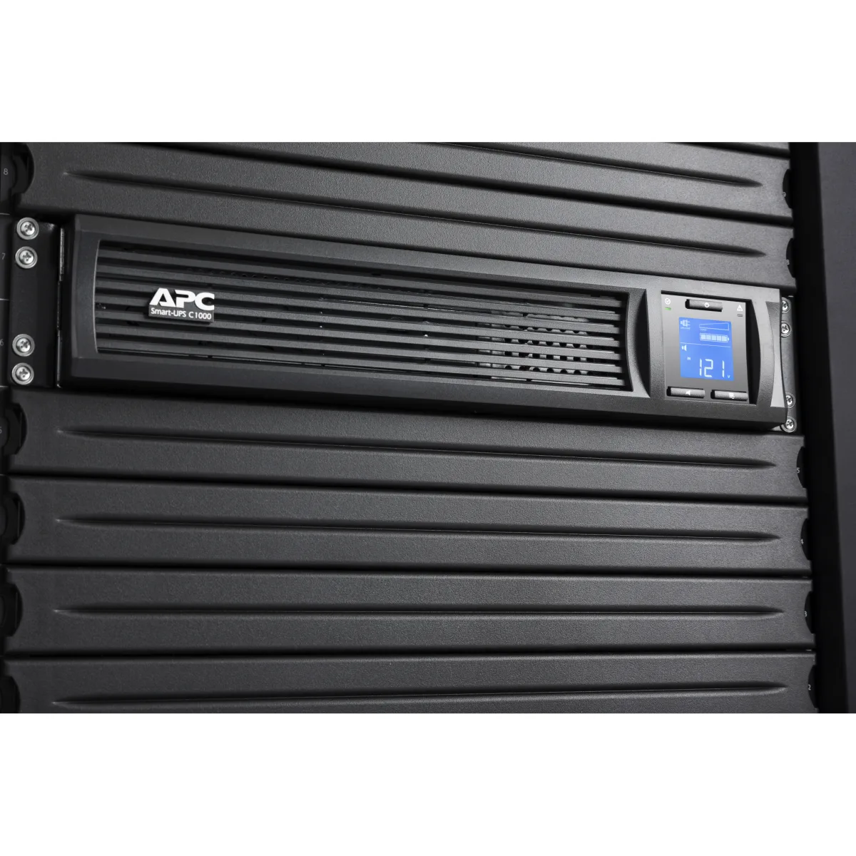 APC Smart-UPS Rack 2U, 1000 VA/600 Watts, Input 230V /Output 230V, InterfacePort USB angle