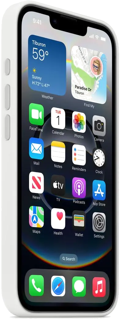 Apple Husa silicon iPhone 16e White 