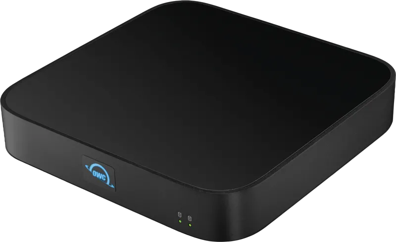 OWC miniStack STX 2TB Thunderbolt 4 dock Mac mini