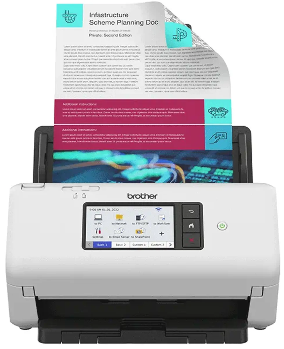 Brother ADS-4700W Desktop Scanner Duplex 