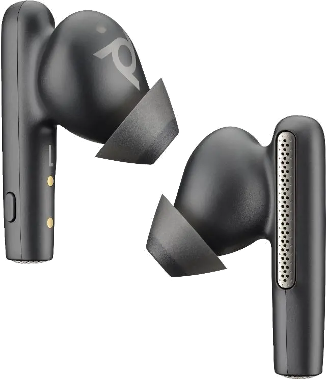 HP Poly Voyager Free 60/60+ earbuds schimb Black 2 buc lifestyle