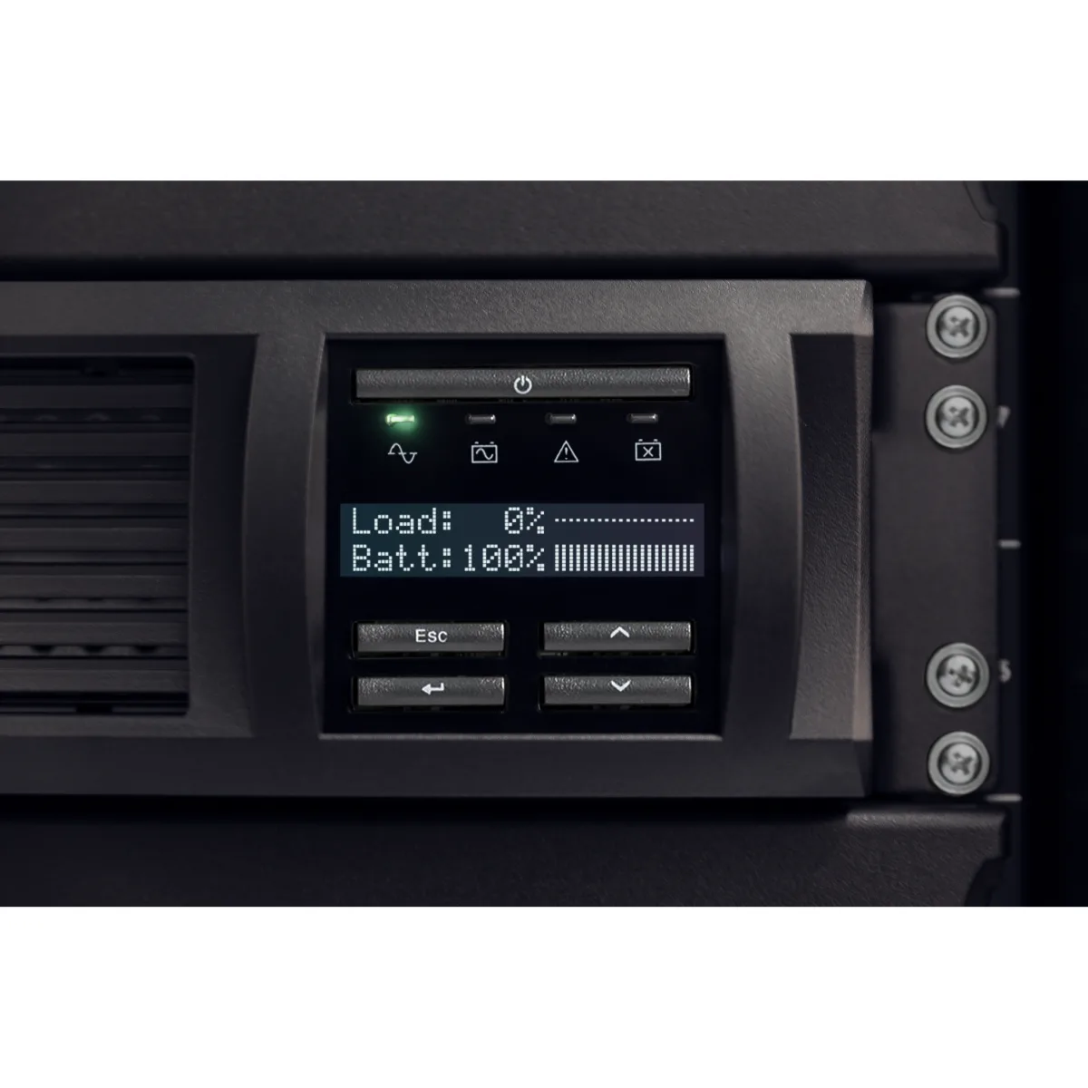 UPS APC Smart-UPS 2200VA/1980W LCD RM 2U, line-interactive, angle