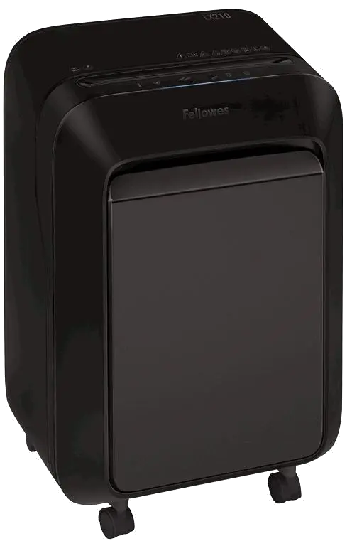 Fellowes Distrugator documente LX210, 16 coli, mini-cut 4x12 mm, P-4, cos 23L 