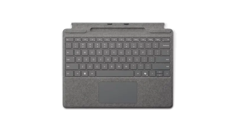 Microsoft Surface Pro Keyboard 13-inch EN Platinum Pen Storage fara Slim Pen