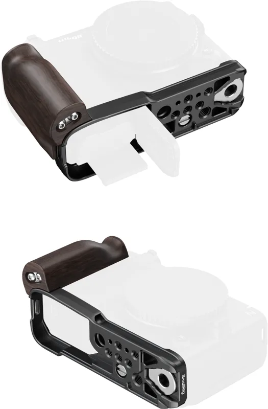 SmallRig Placa L Nikon ZR 5906, Arca, maner lemn, negru/maro 