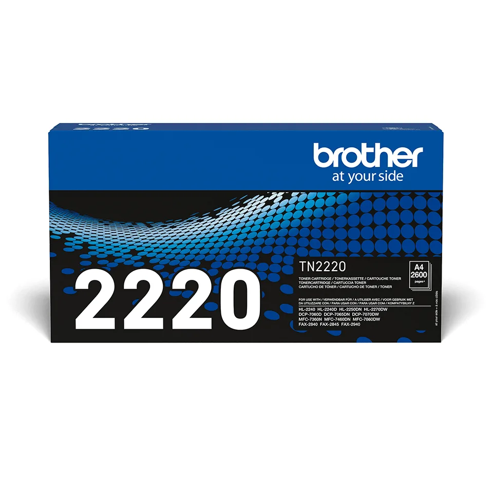 Brother Toner negru TN-2220, 2600 pagini, pentru HL-2240/HL-2250DN