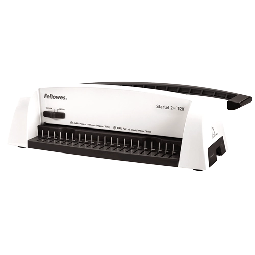 Fellowes Aparat indosariat A4 Starlet 2+120, indosariere si perforare max 120/12 coli 