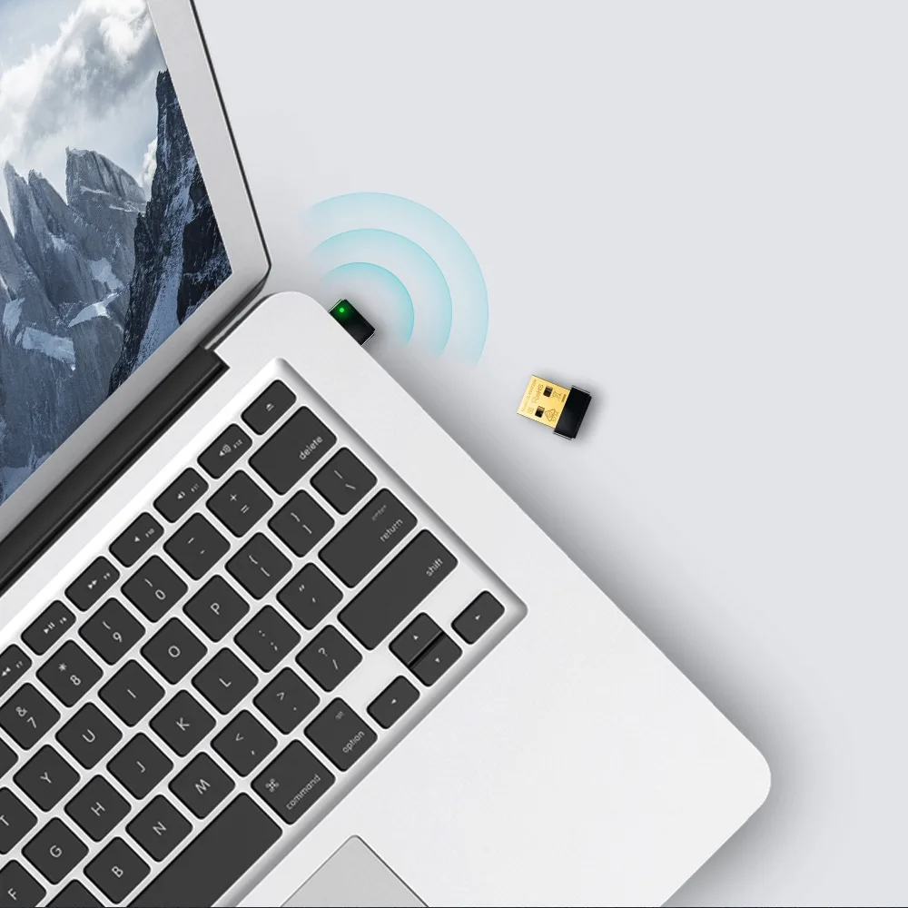 TP-Link Nano - Adaptor retea wireless USB-A 2.0 1 antena interna 150Mbps 2.4GHz lifestyle