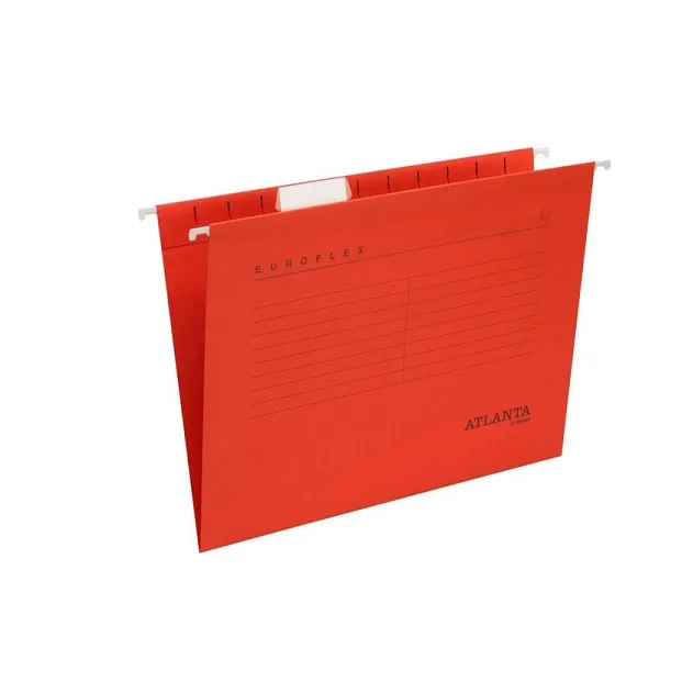 Jalema Dosar suspendat Euroflex rosu 240g/mp, colorat in masa