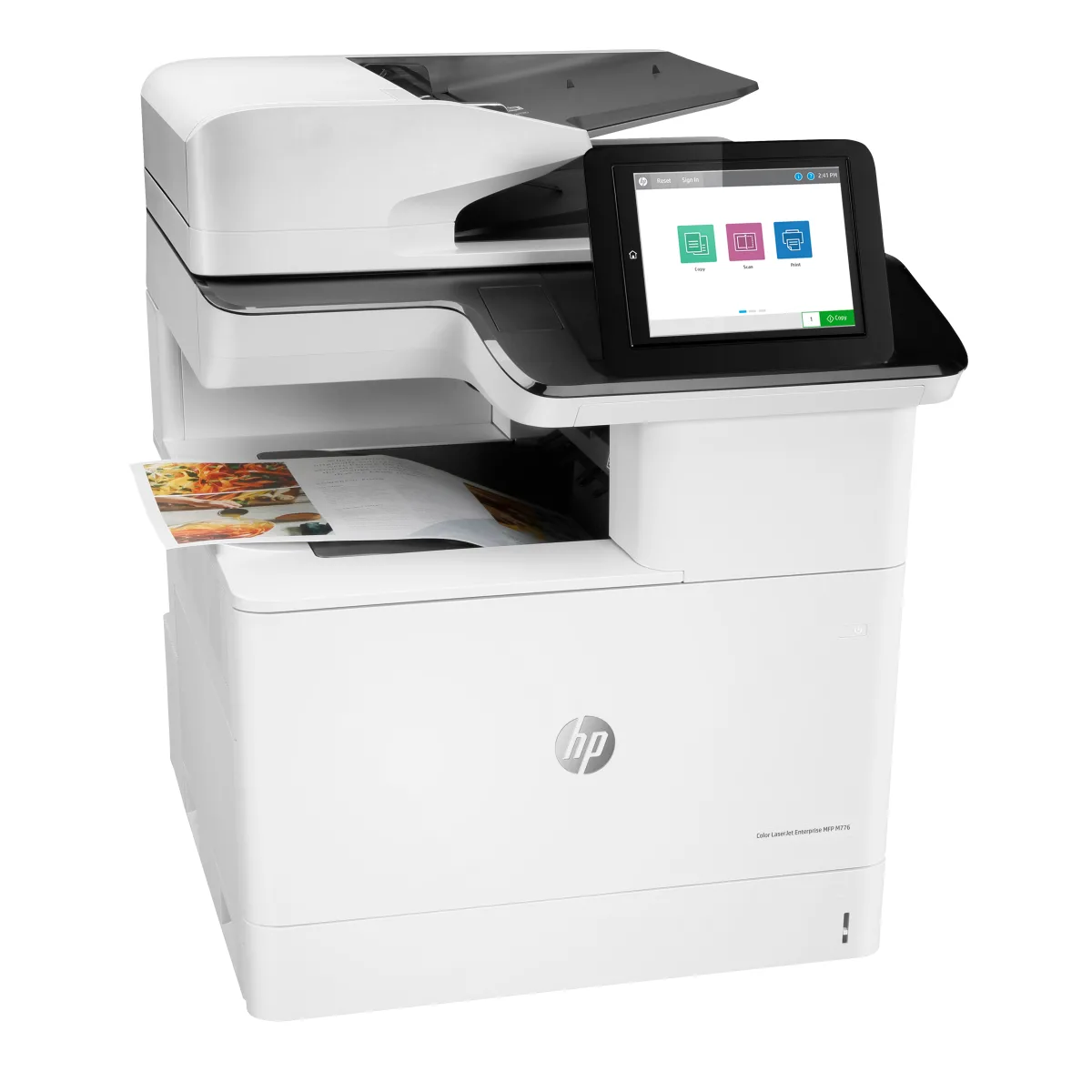 HP Color LaserJet Enterprise MFP M776dn multifunctional A3 color angle