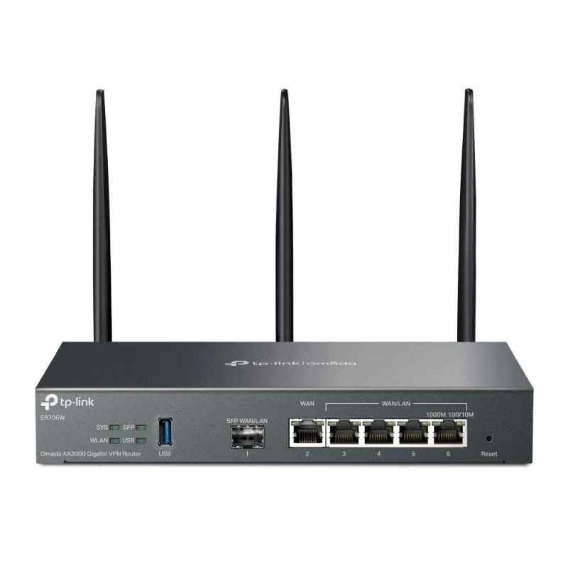 TP-Link ER706W router VPN Wi-Fi 6 AX3000 Gigabit Omada