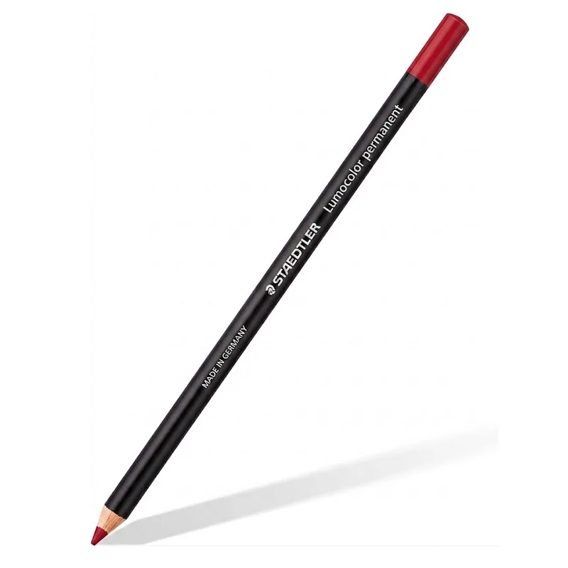 Staedtler Creion marker Lumocolor Glasochrom, permanent, rosu