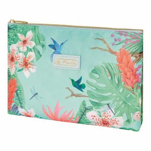 Herlitz Penar etui plat Ladylike Jungle, 22x15x2.5 cm