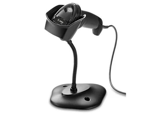 Zebra Scaner coduri de bare DS2208-SR 2D USB cu stand, negru
