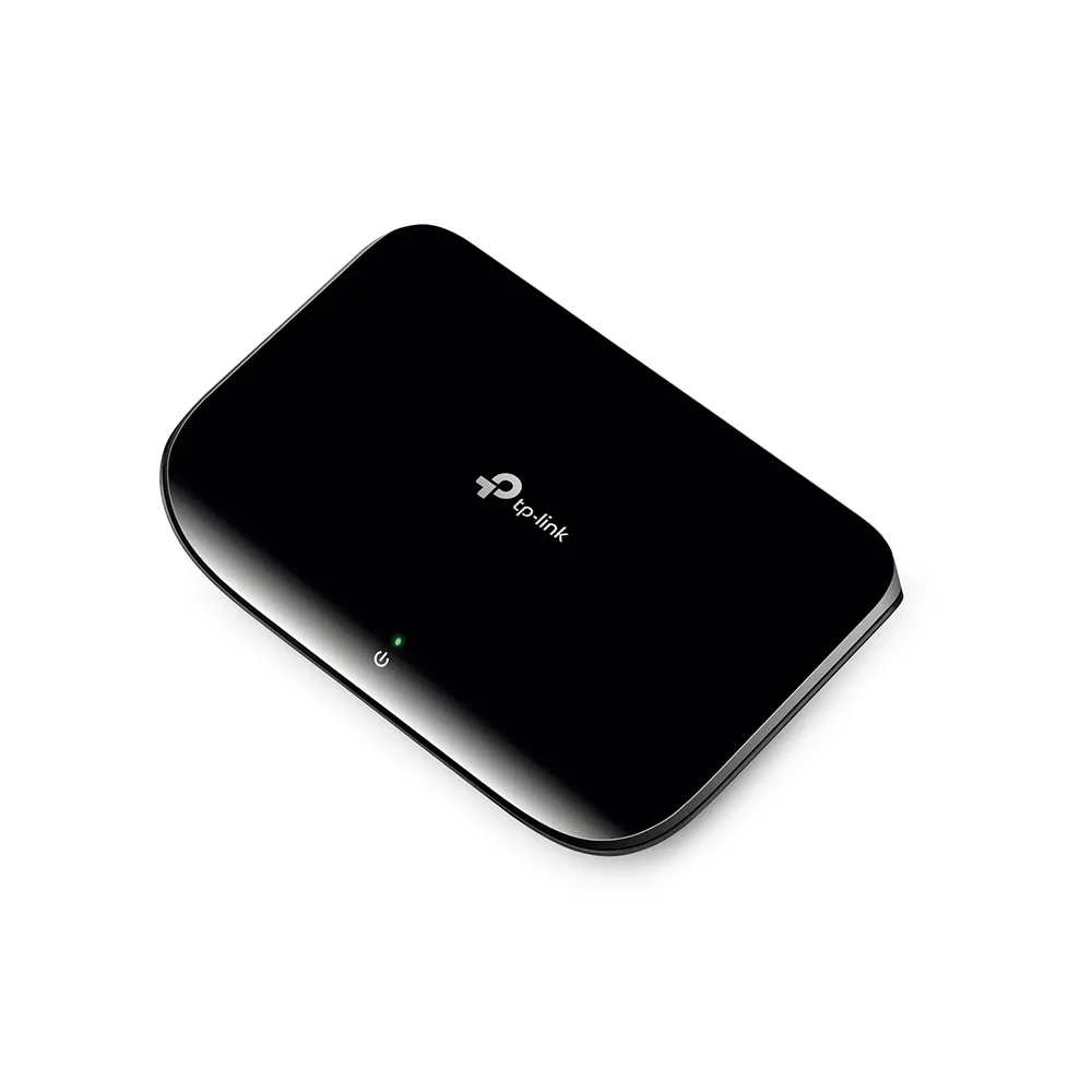 TP-Link TL-SG1005D - Desktop Switch 5-Port Gigabit RJ45 10/100/1000M angle