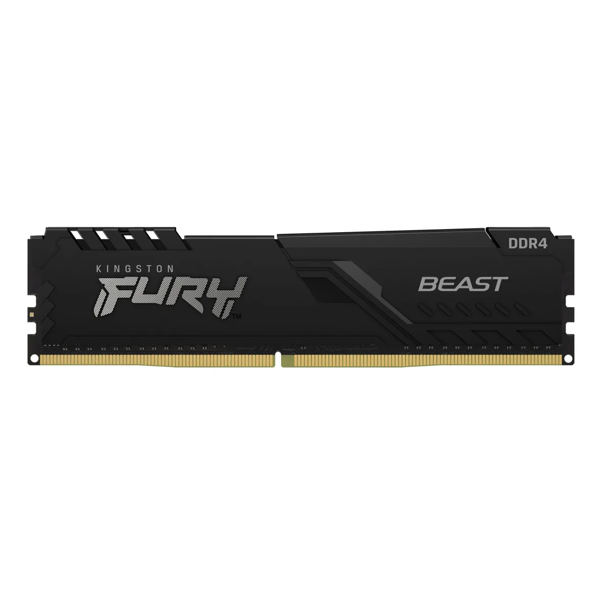 Kingston FURY Beast Black DRAM 16GB 3200MHz DDR4 CL16 DIMM (Kit of 2) angle