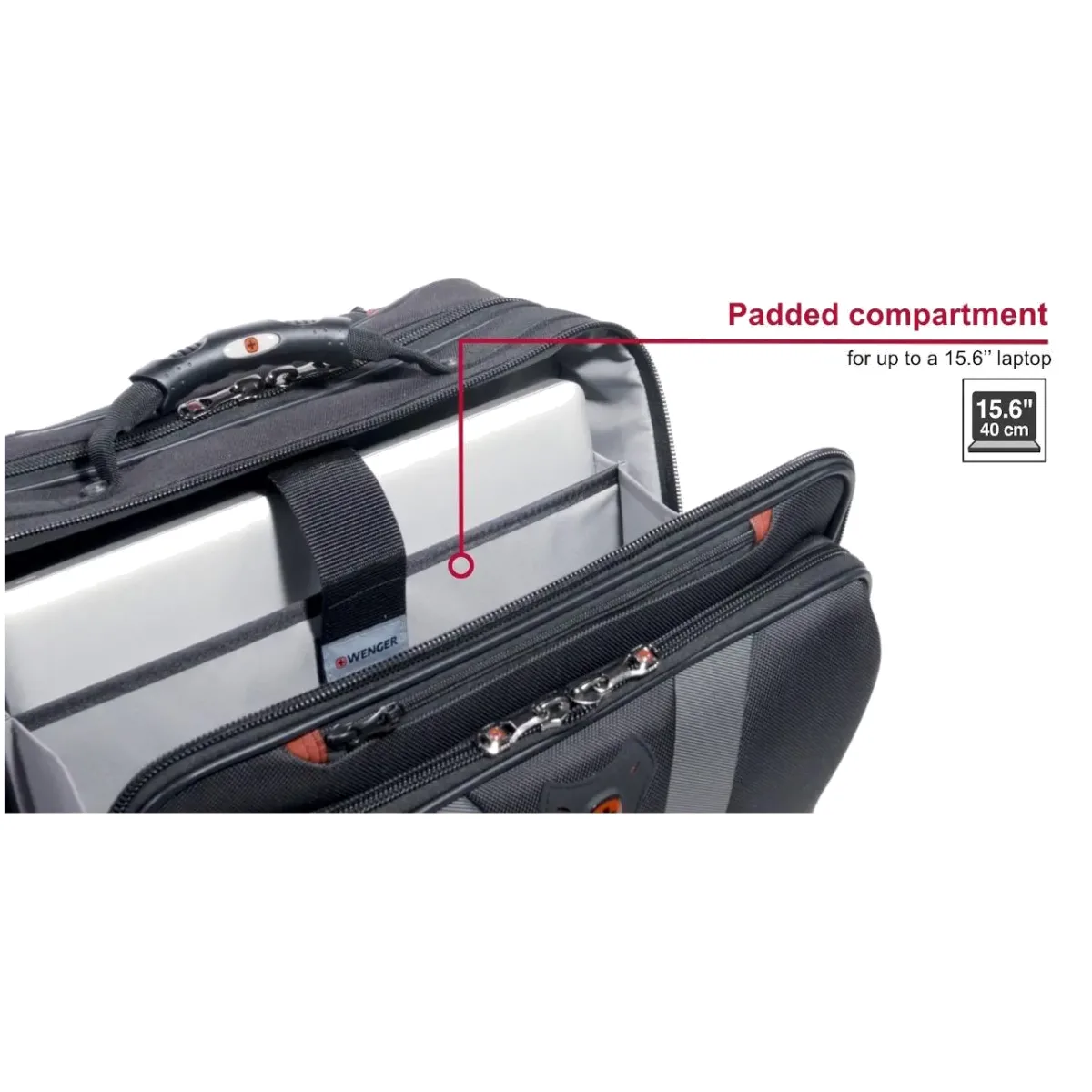 Wenger Granada troller laptop 15.6", 24l, negru 
