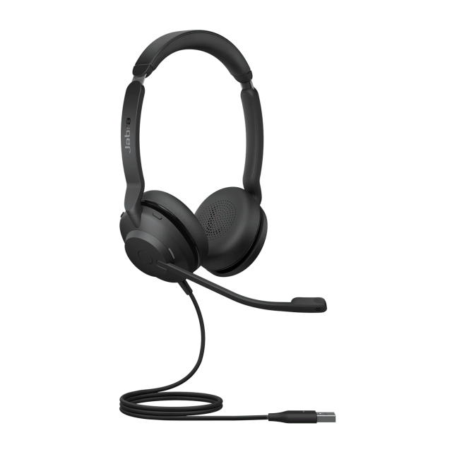 Jabra Casca EVOLVE2 30 SE UC cu fir, Binaural, On-Ear, conectare USB-A