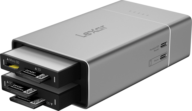 Lexar Professional Workflow Go with 2 Module bay 