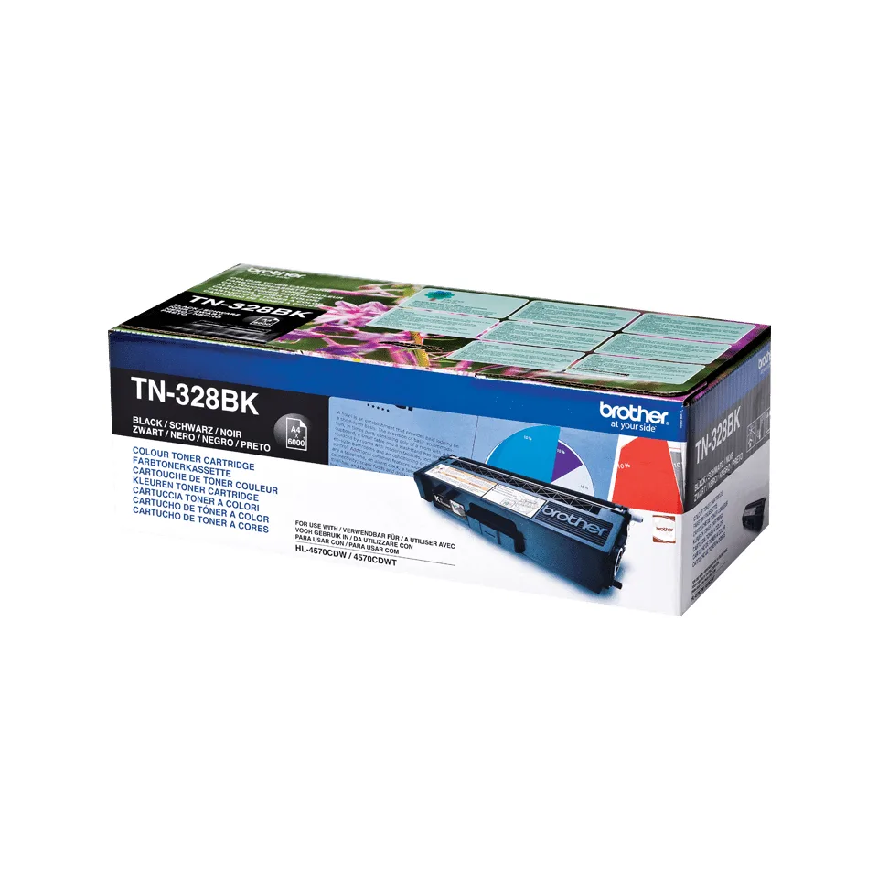 Brother Toner negru TN-328BK, 6000 pagini, pentru HL-4570CDW angle