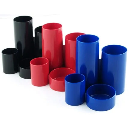 Flaro Suport instrumente de scris Junior, 4 compartimente, negru