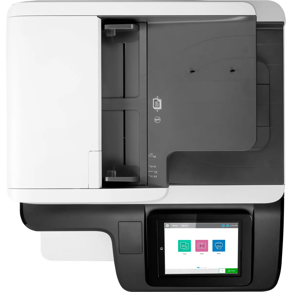 HP Color LaserJet Enterprise MFP M776dn multifunctional A3 color angle