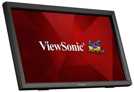 ViewSonic TD2423 monitor 24inch FullHD 1920x1080px touch screen 10 puncte boxe 2W lifestyle