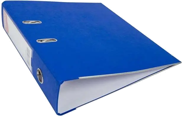 Noki Biblioraft plastifiat 5cm albastru deschis, margini metalice 
