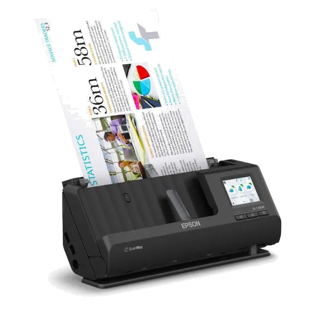 Epson Scanner ES-C380W A4 Compact Network Sheetfed Scanner