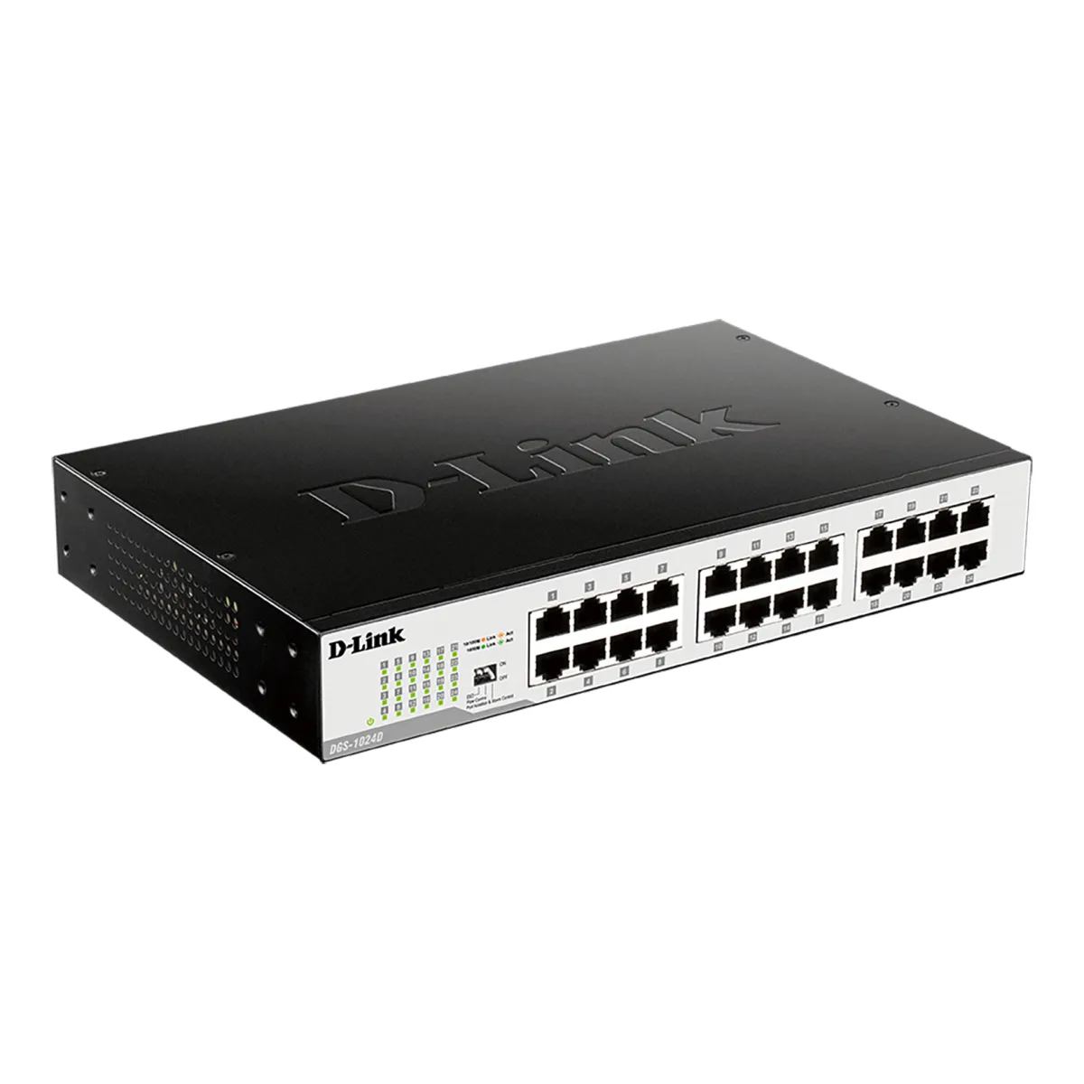 D-Link DGS-1024D - Switch 24-Port Gigabit 10/100/1000 angle