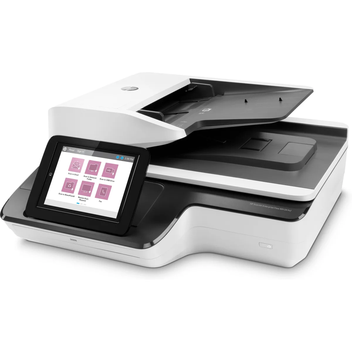 HP ScanJet Enterprise Flow N9120 fn2 scanner A3 angle