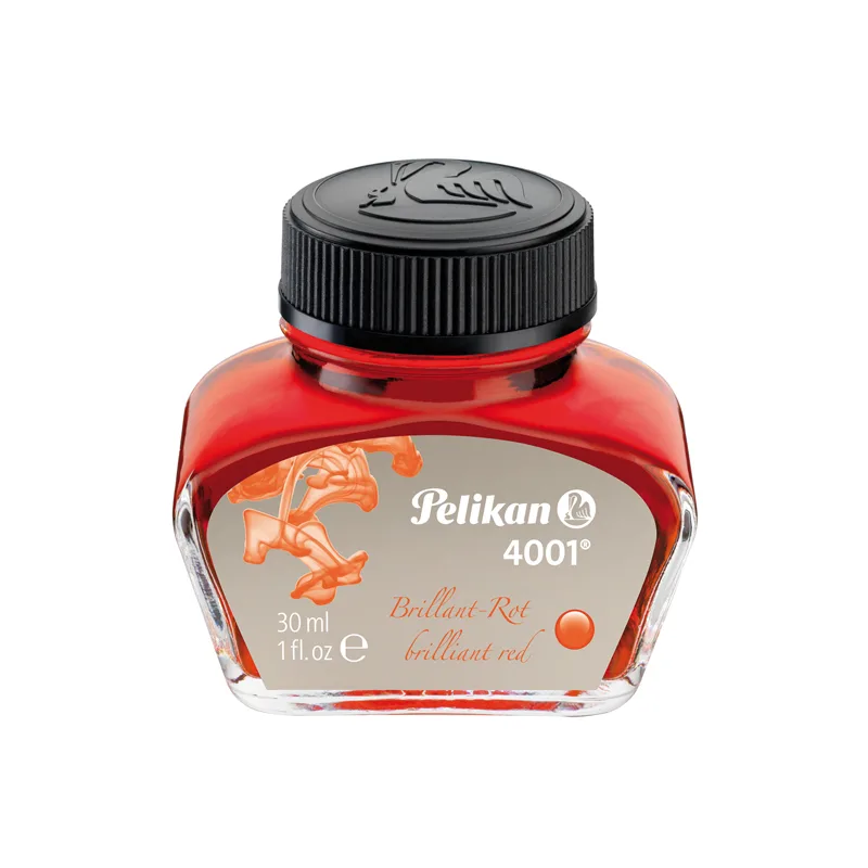 Pelikan Cerneala 4001 rosu lucios calimara 30ml