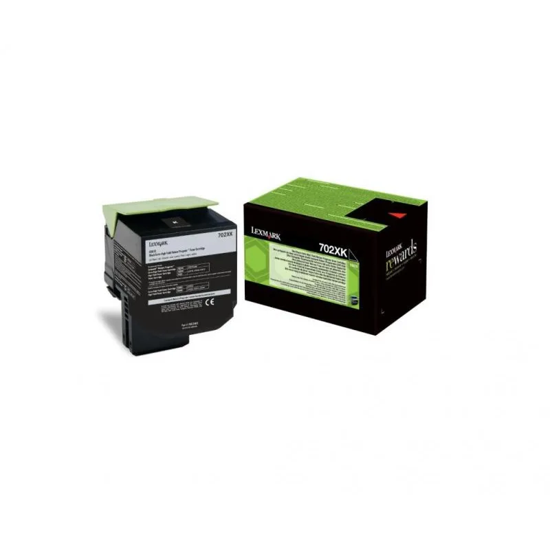 Lexmark 70C2XK0 Cartus toner negru, ORIGINAL, Return Program, Extra High Capacity, 4k