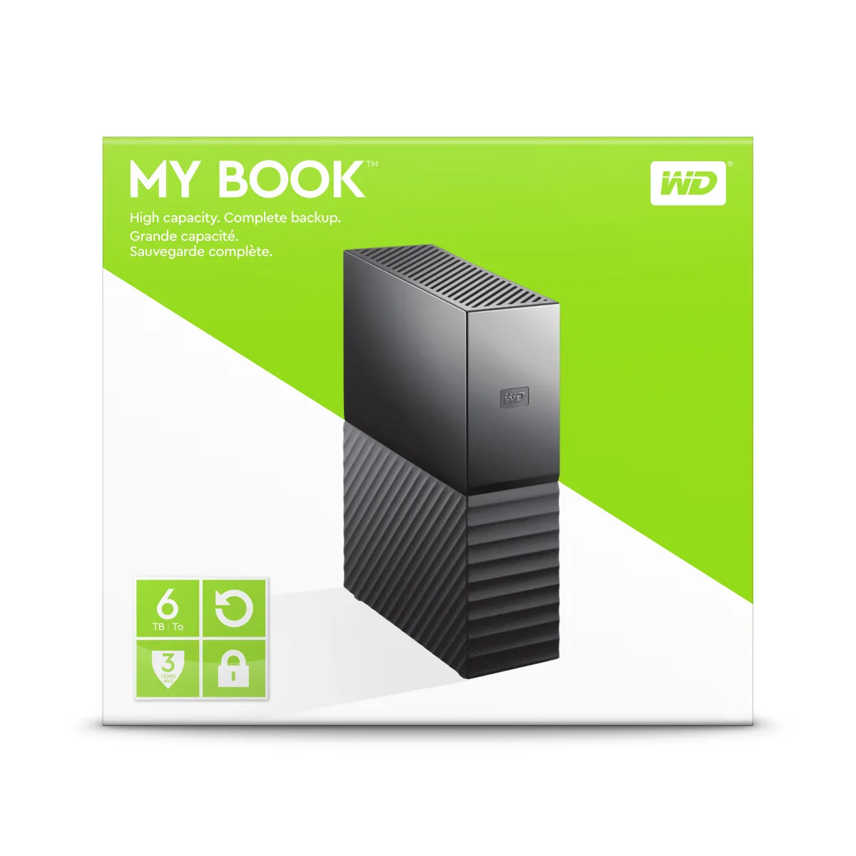 Western Digital My Book HDD extern 6TB 3.5inch USB 3.0 backup software negru
