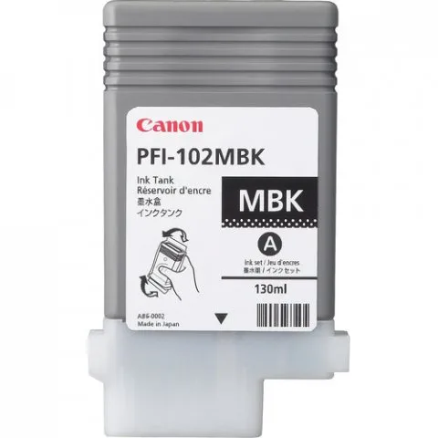 PFI-102MBK Cartus original Canon negru mat pt. seria IPF500