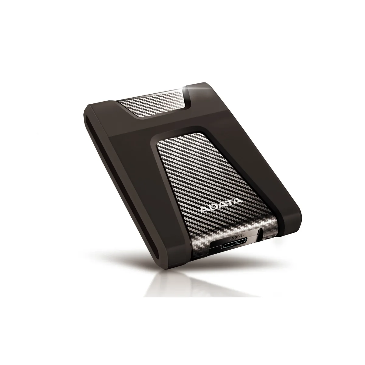 Adata HD650 HDD portabil 1TB 2.5inch USB 3.1 negru angle