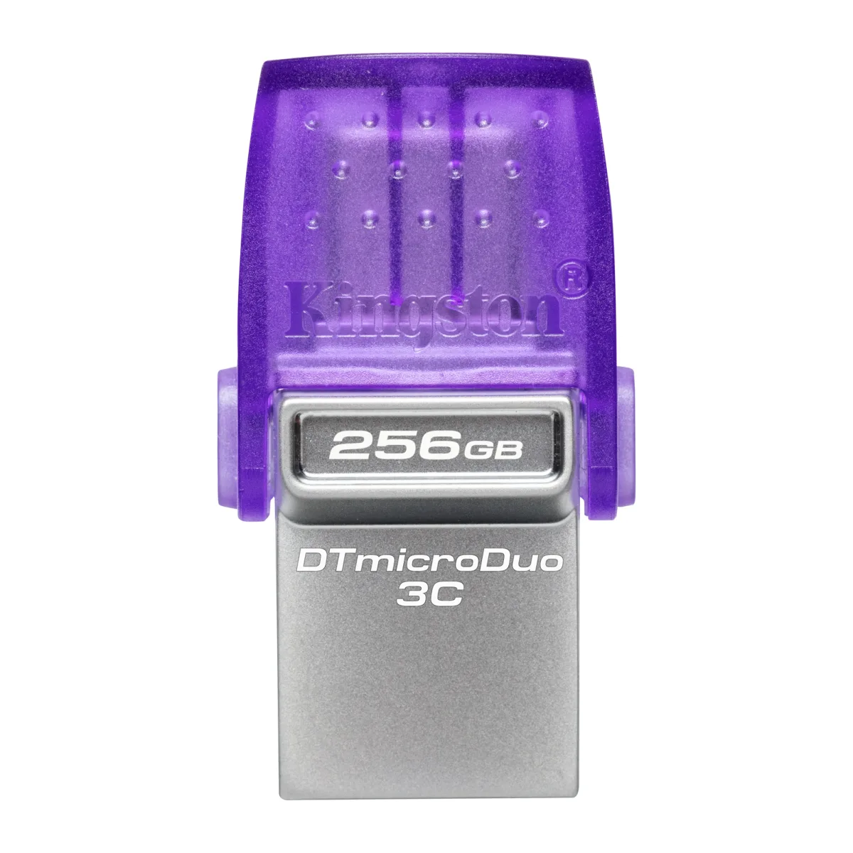 Kingston Memorie USB DataTraveler microDuo 3C 256GB, USB 3.2 Gen 1, USB-A/USB-C angle