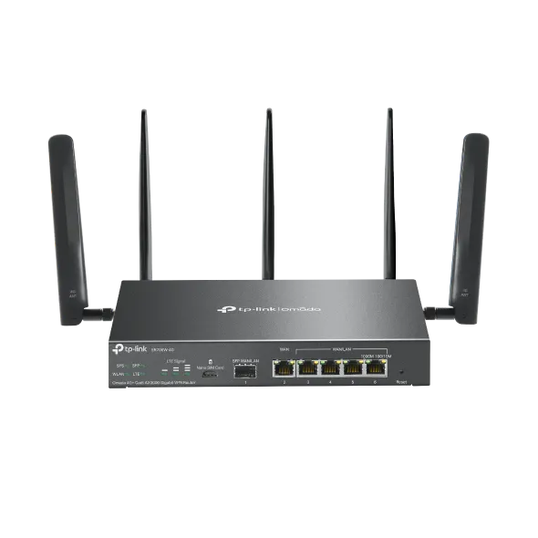 TP-Link Router VPN Omada AX3000, Wi-Fi 6, dual band, MU-MIMO, AX3000, Ethernet LAN, 4G