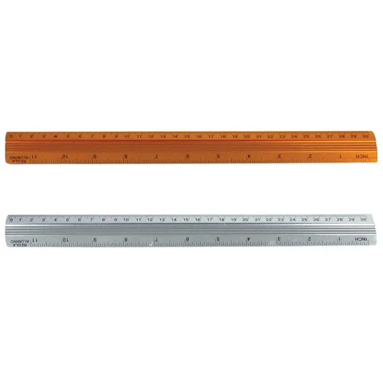 Centrum Rigla metal aluminiu 30cm gradatii metrice blister