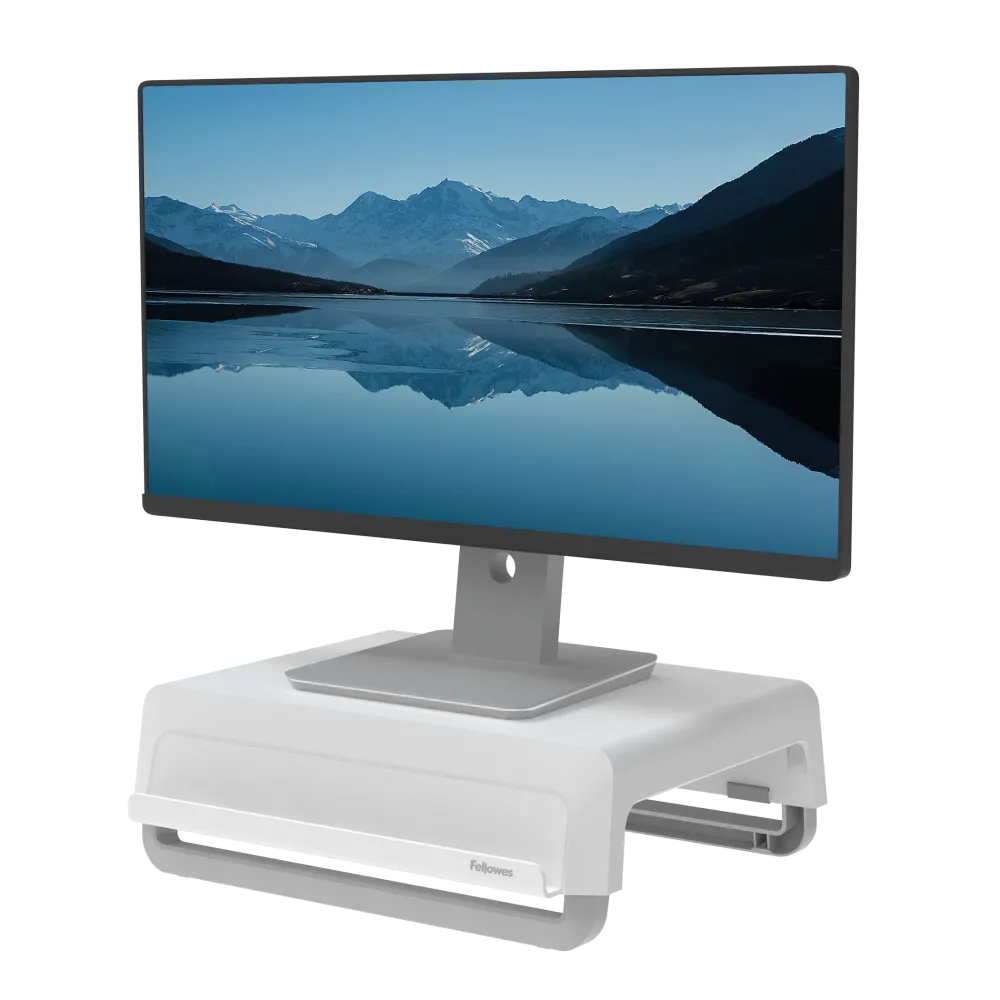 Fellowes Breyta suport pentru monitor reglabil pe inaltime suporta 15Kg alb 