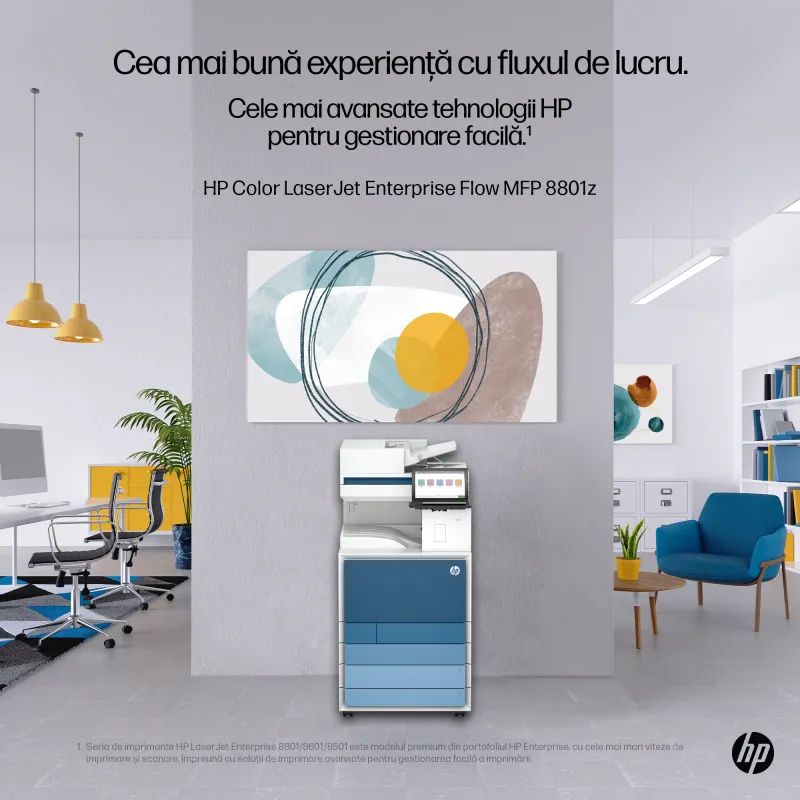 HP Multifunctional color laser A3 4 in 1 Flow 8801z 