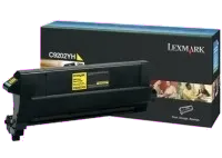 Lexmark C9202YH Cartus toner Yellow, ORIGINAL, Regular, Standard Capacity, 14000 pag.