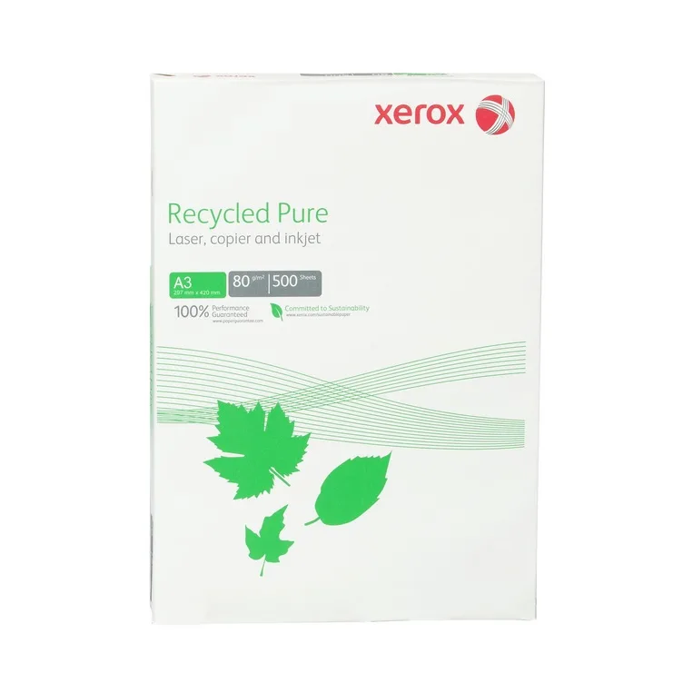Xerox Hartie A3 80g/mp Recycled Pure, top 500 coli